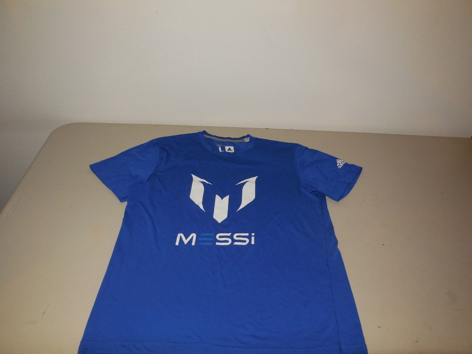Adidas Lionel Messi Soccer T Shirt Argentina World Cup Team Olympics Men's Large gallery