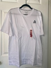 REEBOK Mens Delta Core WHITE SS T-Shirt NEW Size M