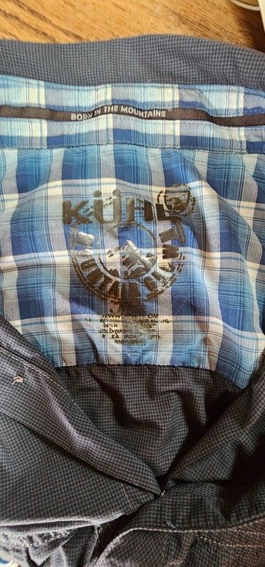 KUHL MENS BUTTON DOWN SHORT SLEEVE SHIRT - Size Large gallery