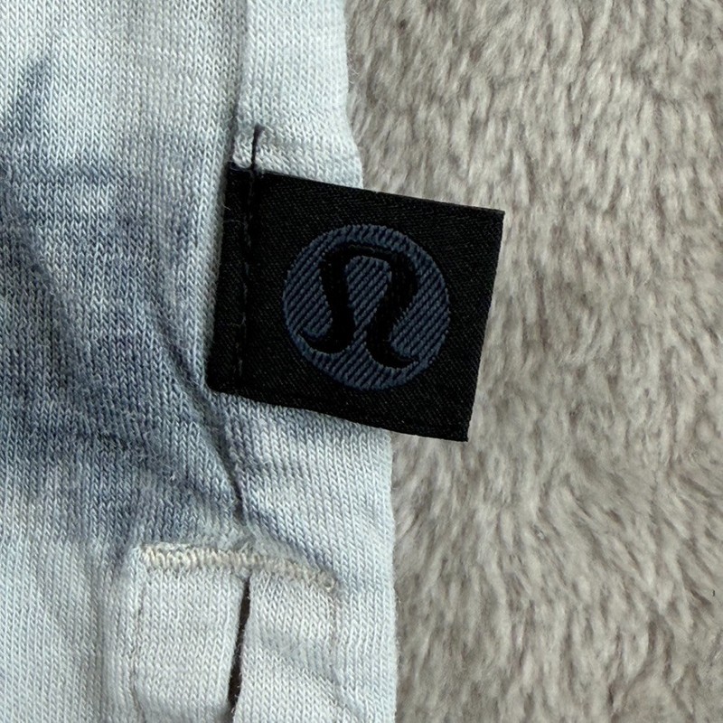 Lululemon Lab Merino Wool Blend Crew Shirt Vapor Asphalt Grey Graphite Tie Dye gallery