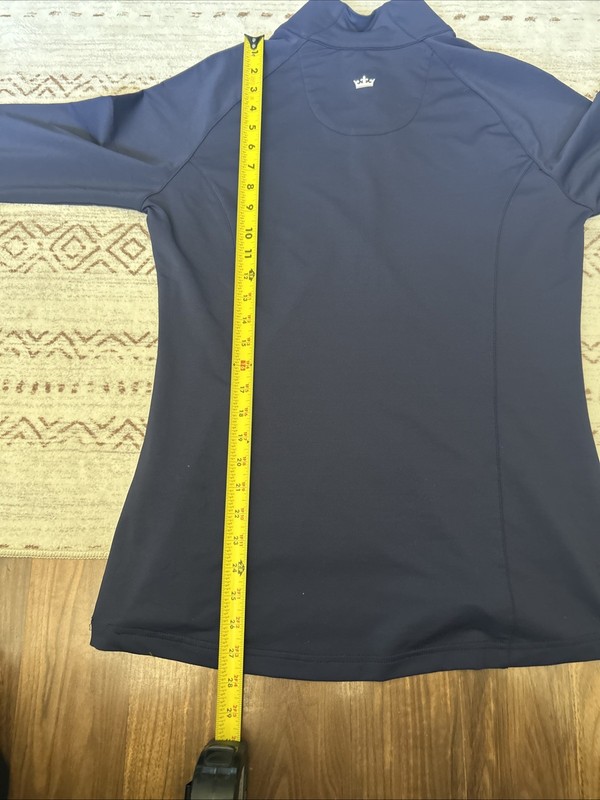 Peter Millar Apple Performance Stretch Quarter Zip Golf Pullover Women’s Large? gallery