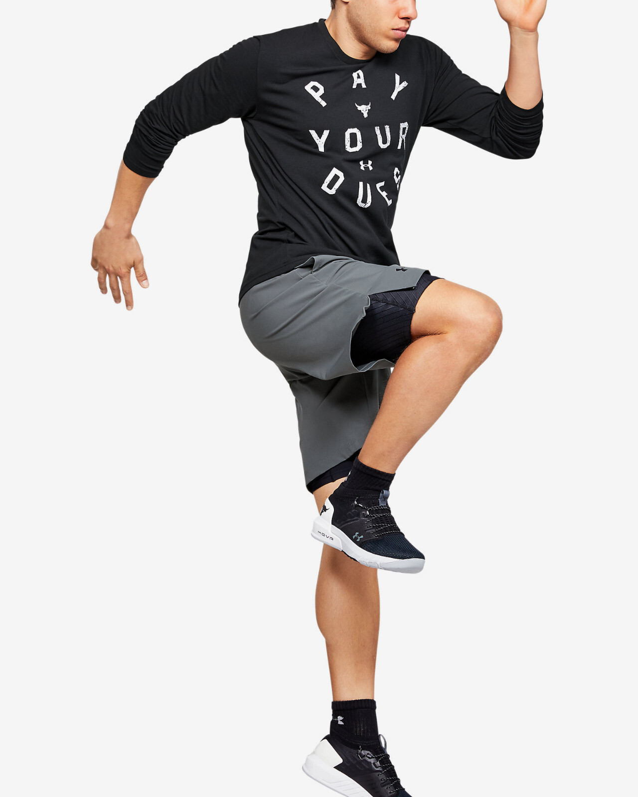 Under Armour Project Rock Pay Your Dues T-Shirt Size Medium Men's NWT gallery