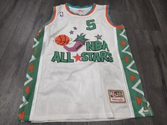 Mitchell & Ness NBA 1996 All Star Jersey Size 50 White Jason Kidd #5
