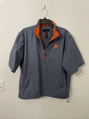 OOBE Quarter Zip Pullover Men’s Medium gray Hydro vent Clemson