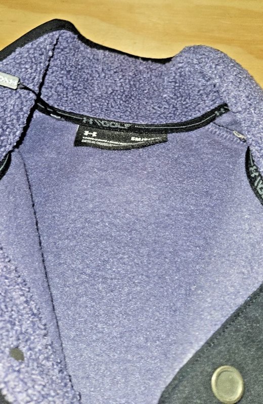 Under Armour Sherpa Sweater Fleece Pullover Golf Purple Men's SMALL NWT gallery