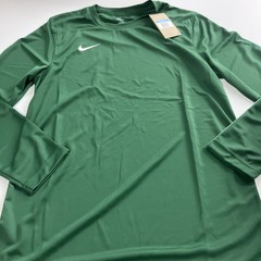 Nike Mens Green Dri-Fit UV Football Coaches Long Sleeve Top M FJ9570-342 Med