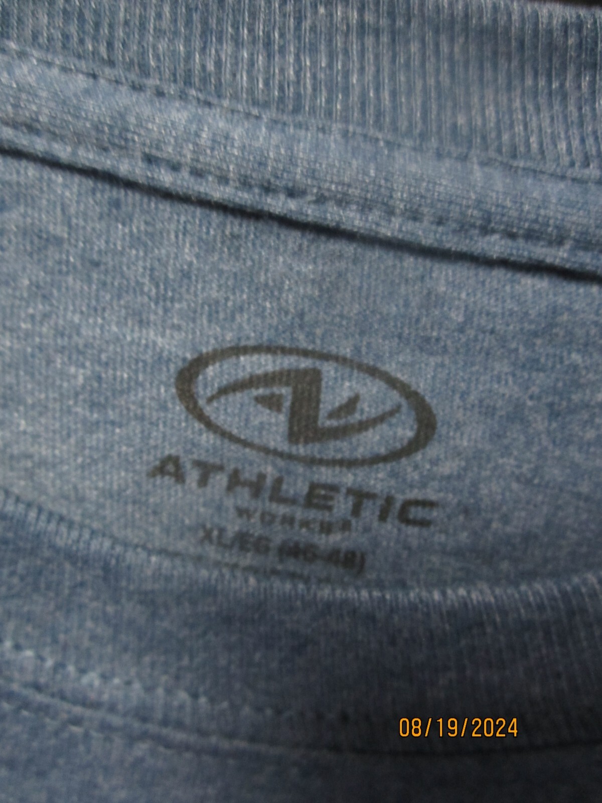 Athletic Works Men's Blue Cove Cotton Pocket Tee Size XL (46-48) LOT OF 2! gallery