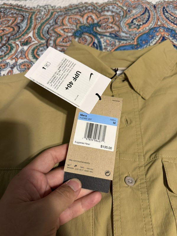 Nike ACG Orb Weaver Dri-FIT ADV UV Long Sleeve Shirt Beige Men’s Sz M HJ2465297 gallery