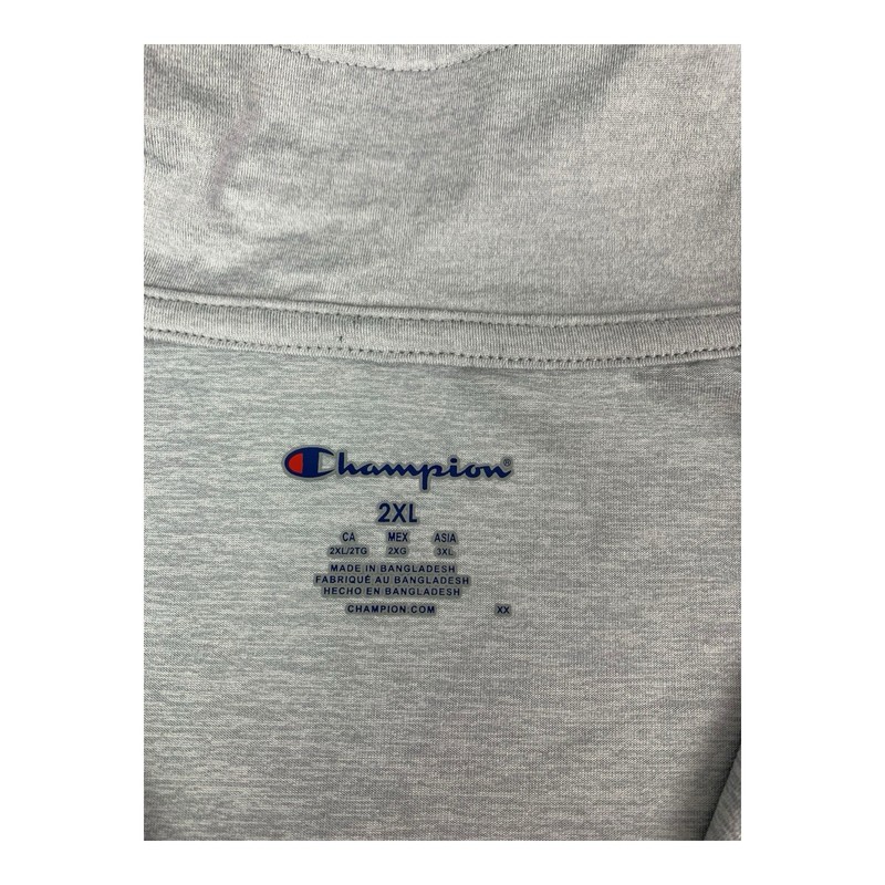 Illinois Fighting Illini 1/4 Zip Pullover Champion Gray Long Sleeves, Men’s 2XL gallery