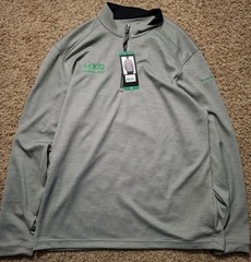 Cypress Club MENS 1/4 Zip Long Sleeve Textured Stretch Performance Shirt Golf XL