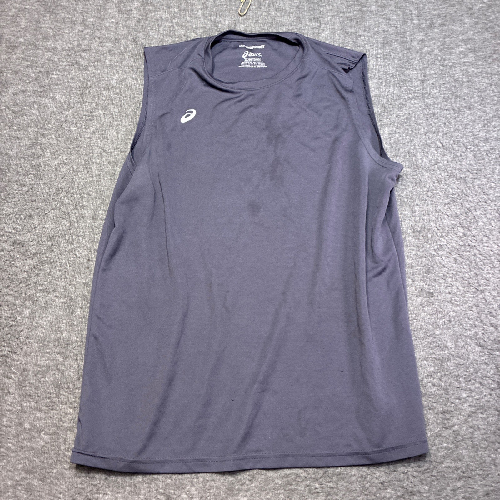 Asics MotionDry Muscle Tank Mens XL Gray Sleeveless Athletic Running Shirt gallery
