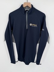 Cutter & Buck PGA Tour Issue Golf Performance Pullover 1/4 Zip Tour Logo Medium