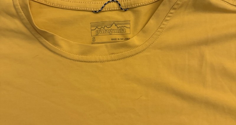 Patagonia Capilene Cool Daily T Shirt Mens Size S Yellow Clean Climbing Active gallery