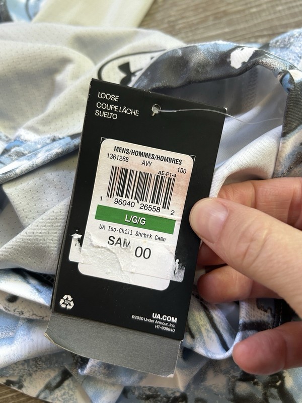 NEW Under Armour Iso Chill Shorebreak Camo Shirt Men’s Large Fishing Hunting UA gallery
