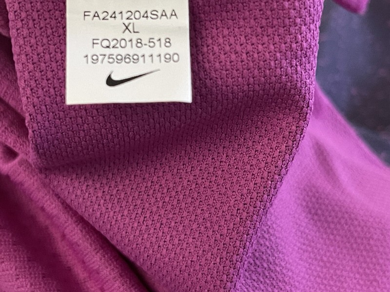 Nike Men’s Sz XL Court Slam Dri-Fit Fuschia Tennis Top T Shirt FQ2018 518 gallery