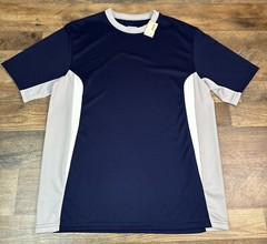 Augusta Sportswear Mens Polyester Wicks Moisture Management Navy Blue NWT New