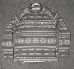 Chubbies 1/4 Zip Pullover Sport Shirt Long Sleeve Aztec Print XL
