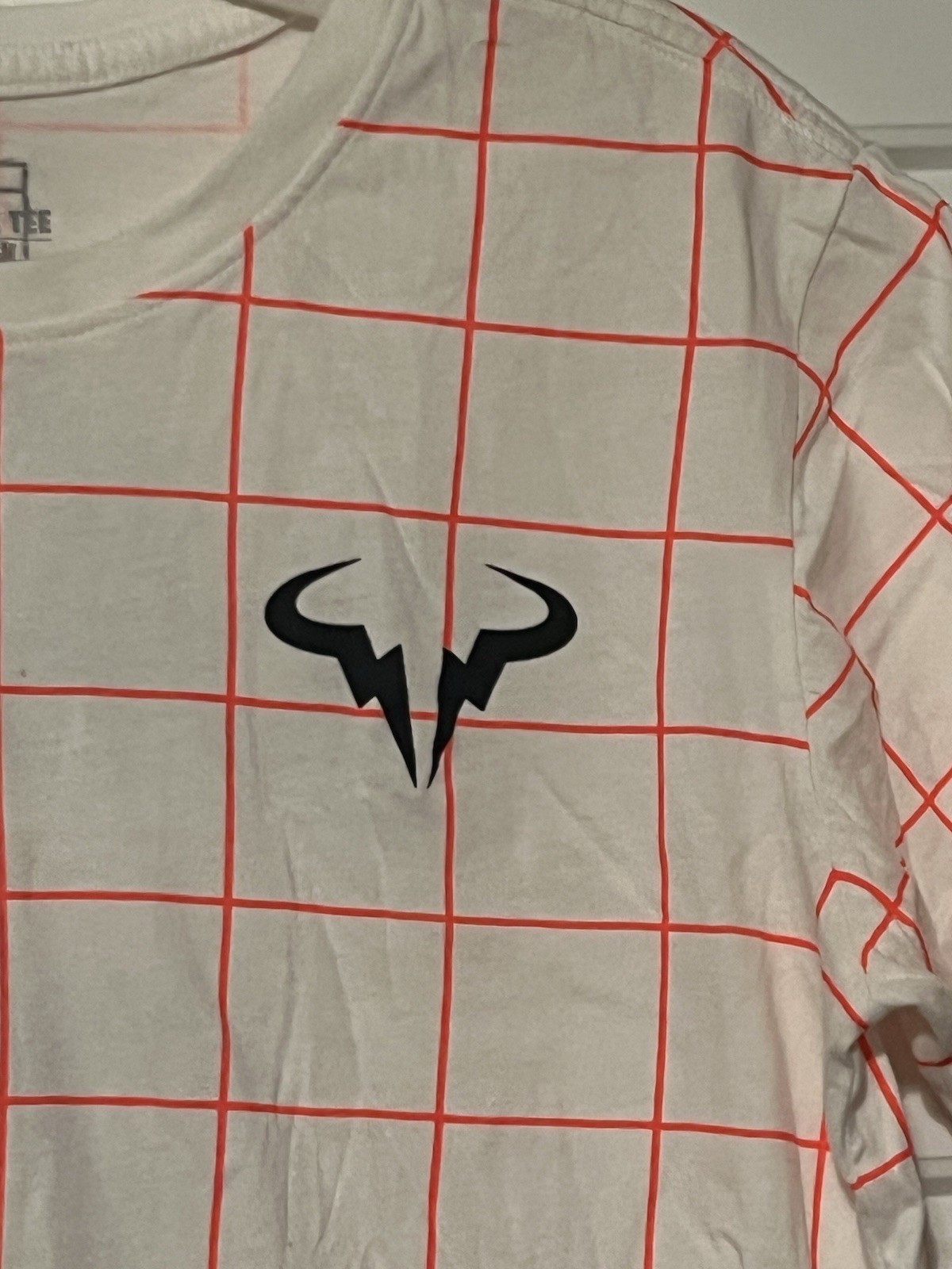 Nike Premier Rafa Nadal 86 Men's Tennis Tee Shirt (739475-100) Sz M White/Orange gallery