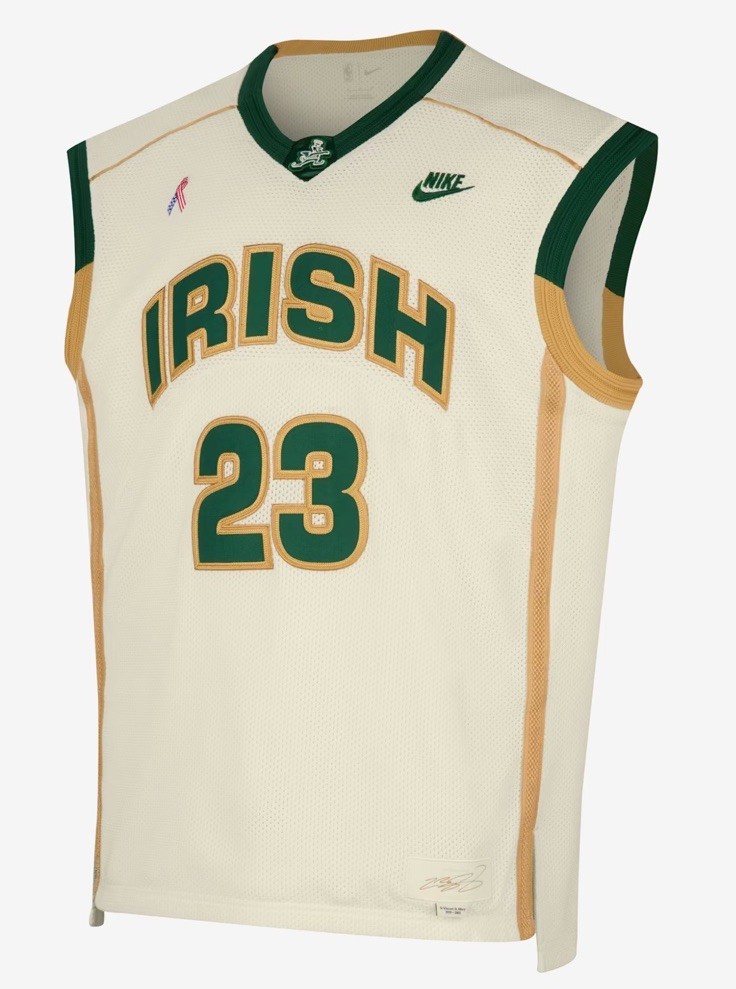 Men's Size Small-Nike Lebron James Reserve Jersey IF0292-133 Irish 23 gallery