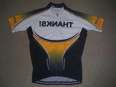 Podium Cycling Jersey Back: Don’t Run Me Over Front: Thanks Share The Road Gear
