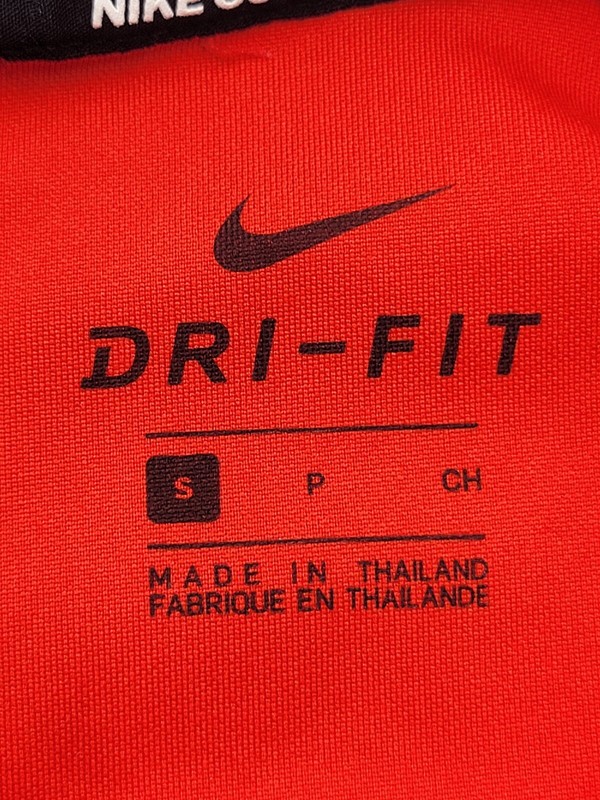 Nike Men Polo Small Red Golf Polyester Thailand Performance Athletic Stylish gallery