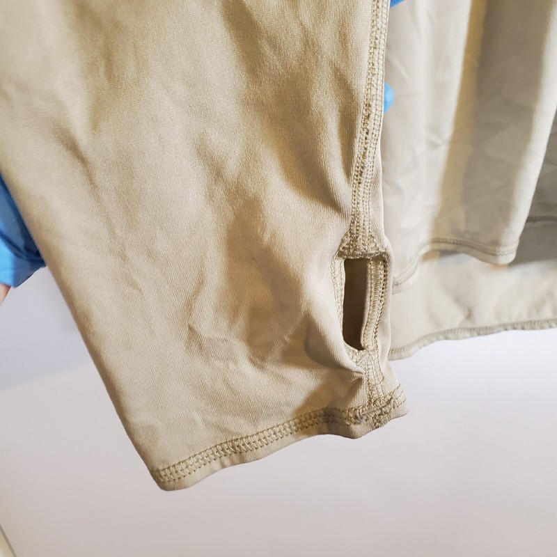 Milliken Military Beige Cold Weather Stretch STAINED - L Thermal Baselayer Shirt gallery