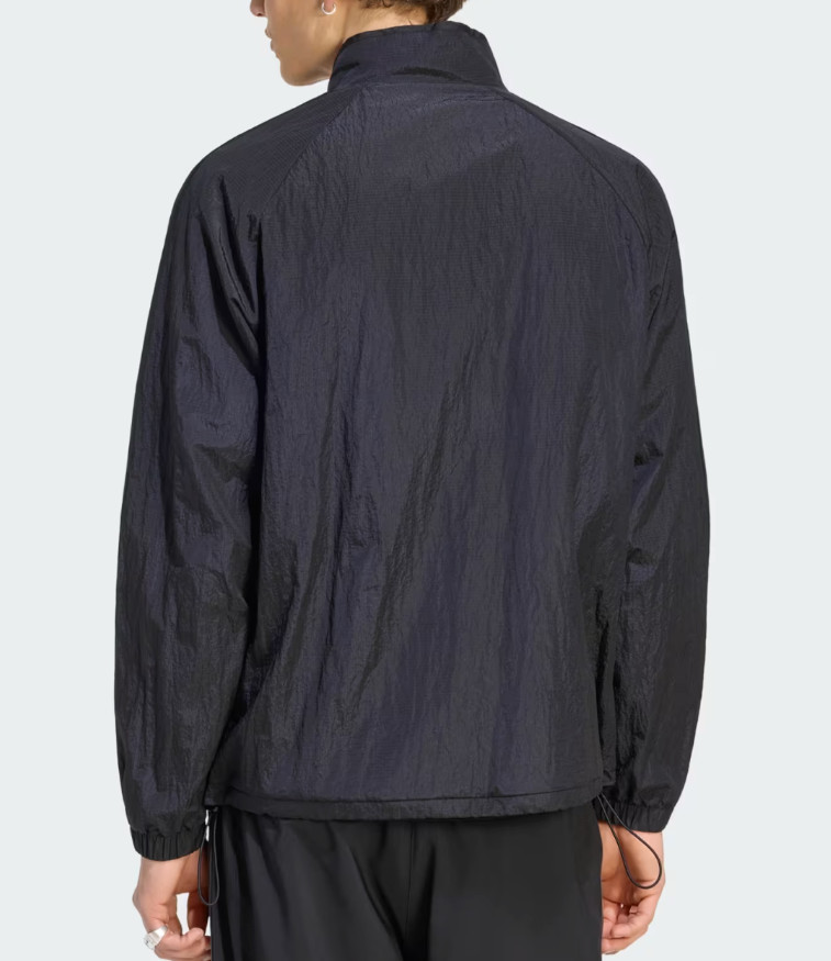 adidas Originals 3-Stripes Wind Track Top Men's Lifestyle Jacket AsiaFit KW7391 gallery