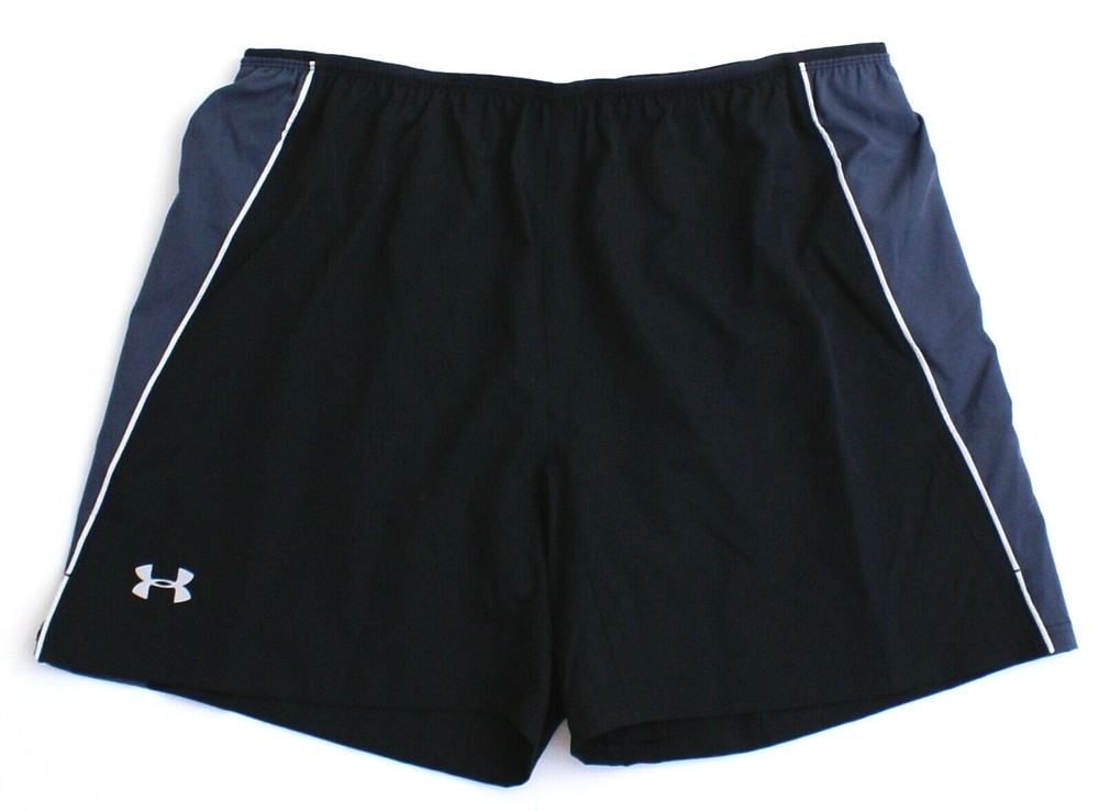 Under Armour Coolswitch Black Brief Lined Running Shorts Men's NWT