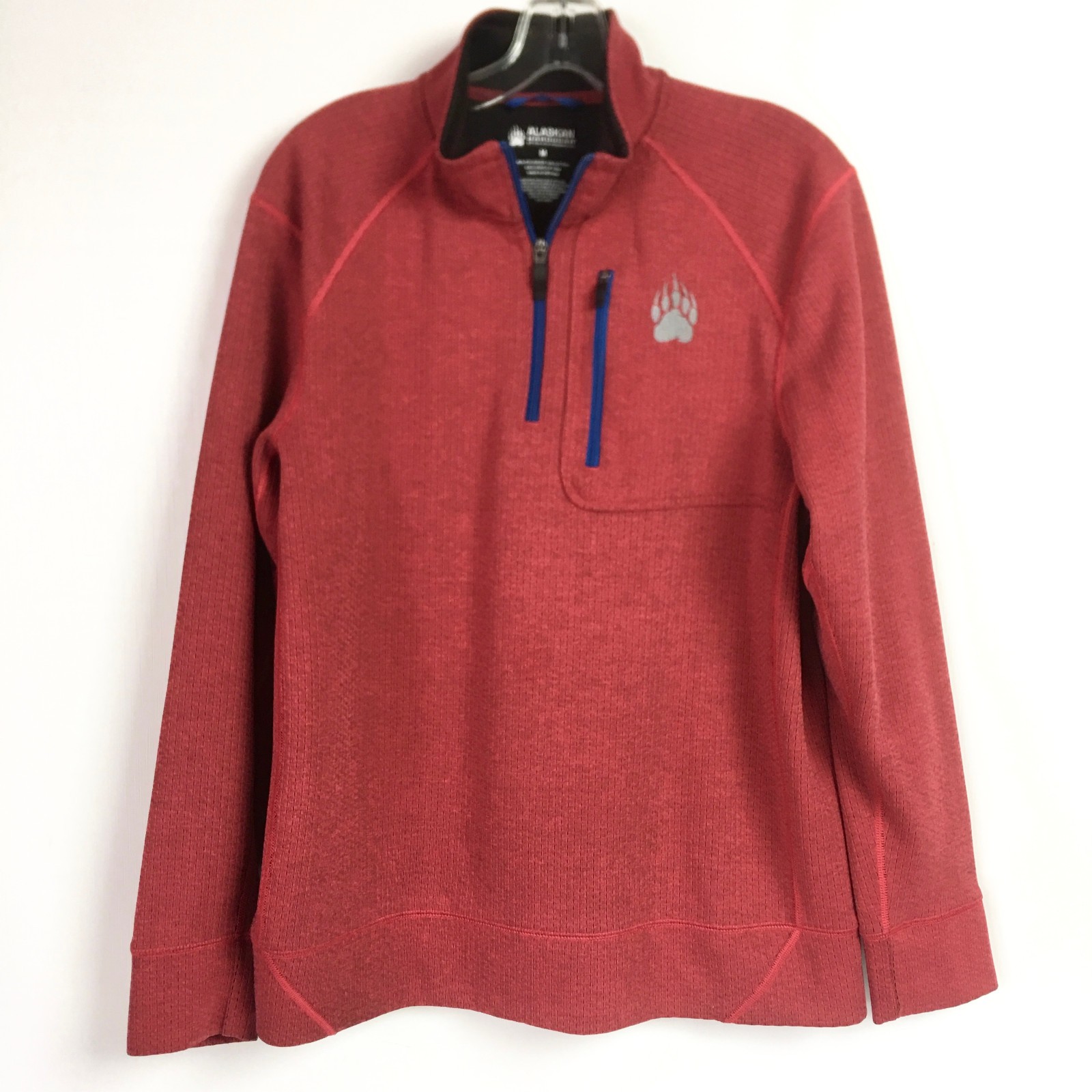Duluth Trading Alaskan Hardgear Mens Medium Swing Dog 1/4 Zip Pullover Top gallery