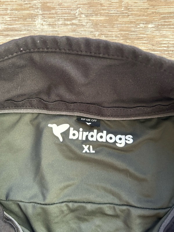 Birddogs Nightwalk 1/4 Zip Pullover XL Golf Performance Liner Stretch Wicking gallery