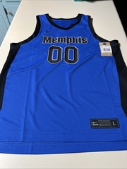 Memphis Tigers Men’s Basketball Jersey Size Large Blue NWT