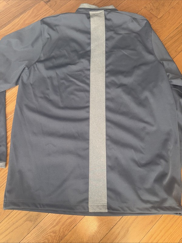 Men’s Medium Adidas Baseball 3/4 Long Sleeve Active wear- Windbreaker Pull Over gallery