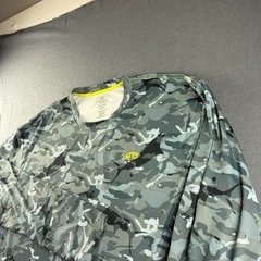 Aftco Shirt Men’s 3XL Caster Long Sleeve Camo Fishing Stretch UPF Peformance
