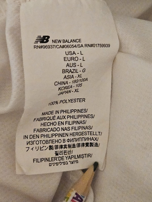 New Balance Team Issue Men's L White/Red/Blue Mesh V-Neck Baseball Jersey gallery