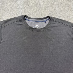 Tommy Bahama Breezway T-Shirt Men L Black Performance Super Soft Tencel ST225912
