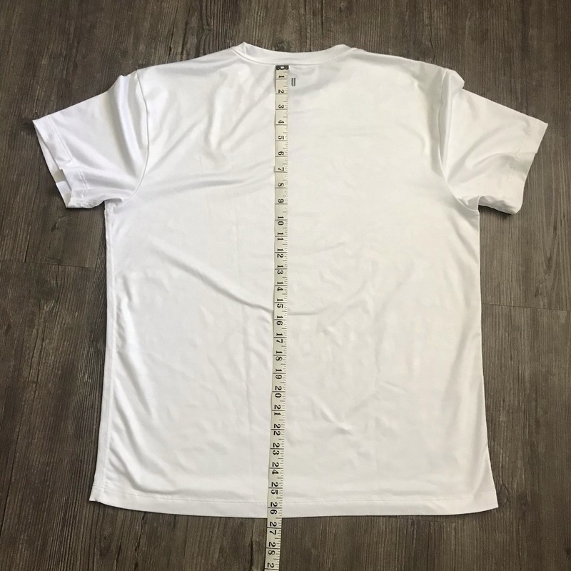 NOBULL Horns Performance Shirt Mens LARGE White Camo Athletic Gym Stretch gallery