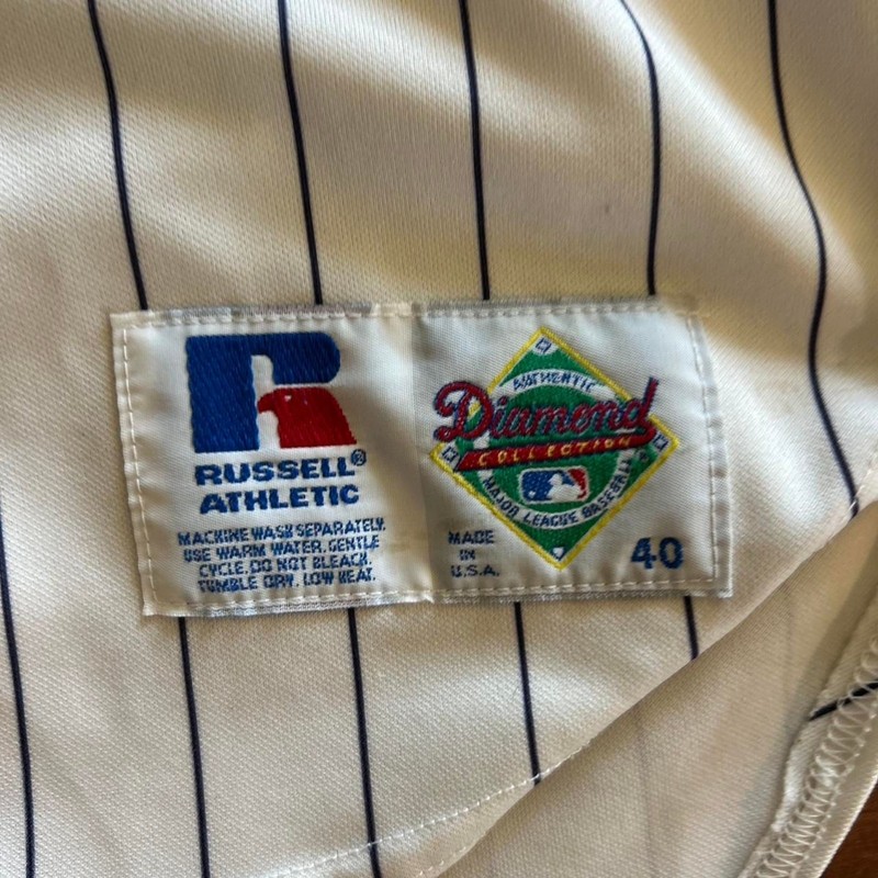Vintage 90s Russell Athletic Minnesota Twins Baseball Jersey Diamond Pinstripe gallery