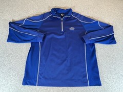 FootJoy Pullover Mens Large Blue 1/4 Zip Golf Lightweight Stretch Performance FJ