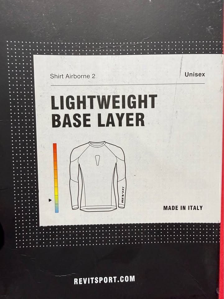 REVIT Airborne LS 2 Summer Lightweight Base Layer Shirt – XL gallery