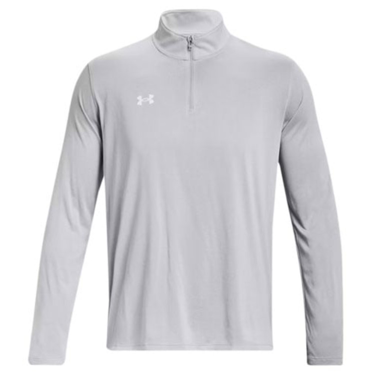 Under Armour Men's Team Tech Long Sleeve 1/4 Zip Jacket Light Grey Size L NWT