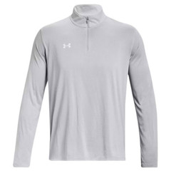 Under Armour Men’s Team Tech Long Sleeve 1/4 Zip Jacket Light Grey Size L NWT
