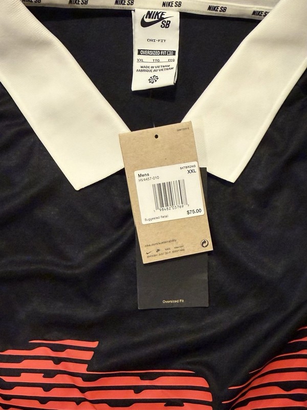 Size XXL Nike Dri-FIT Jacquard Skate Jersey HV4457-010 gallery