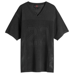 NWT Air Jordan Knit Jersey Top Off-Noir HQ0766-045 Smoke Men’s Med Retail $100