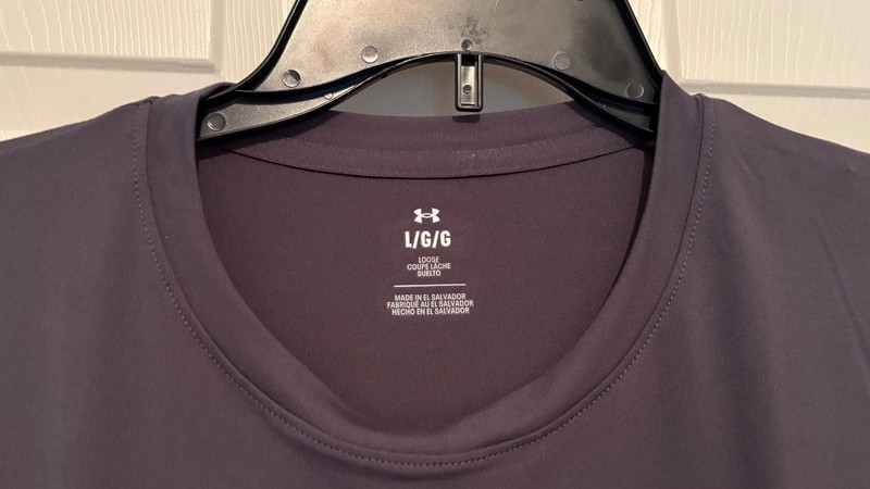 NEW $40 Under Armour Movement Men's Large Active T-shirt Gray Short Sleeve Loose gallery