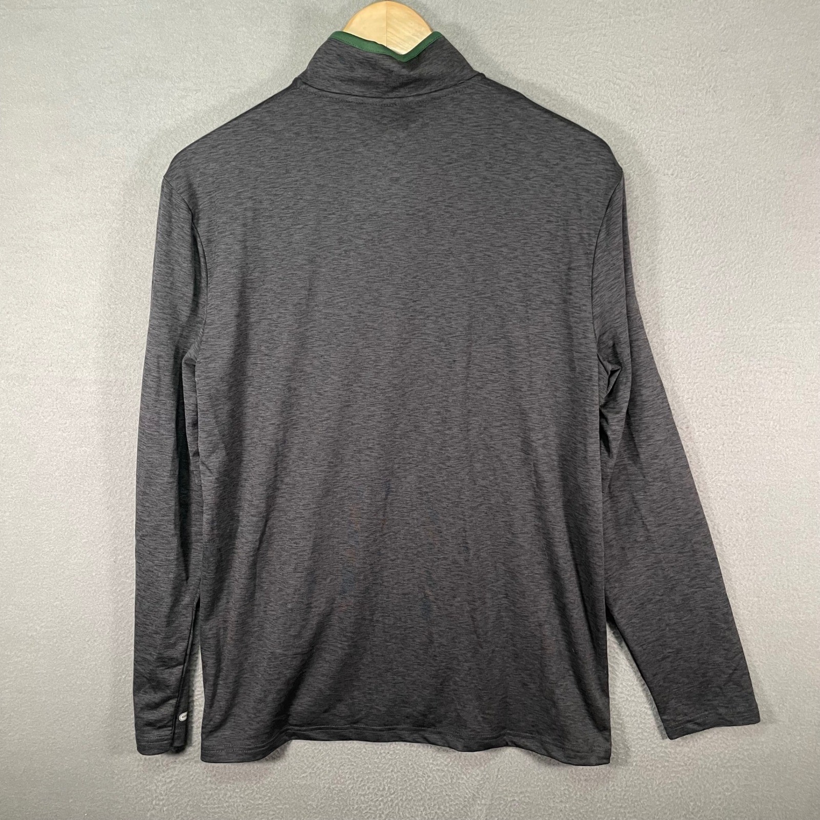 Colosseum Quarter Zip Pullover Mens Medium Gray Excellent EMU Eastern Michigan gallery