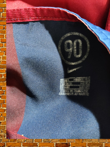 NIKE FC BARCELONA 90 FOOTBALL SOCCER VINTAGE HOME JERSEY SHIRT SIZE SMALL 36/38 gallery