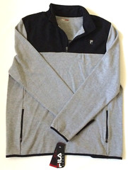 BNWT Fila Men’s Sport Pullover Sz XL new Black / Gray