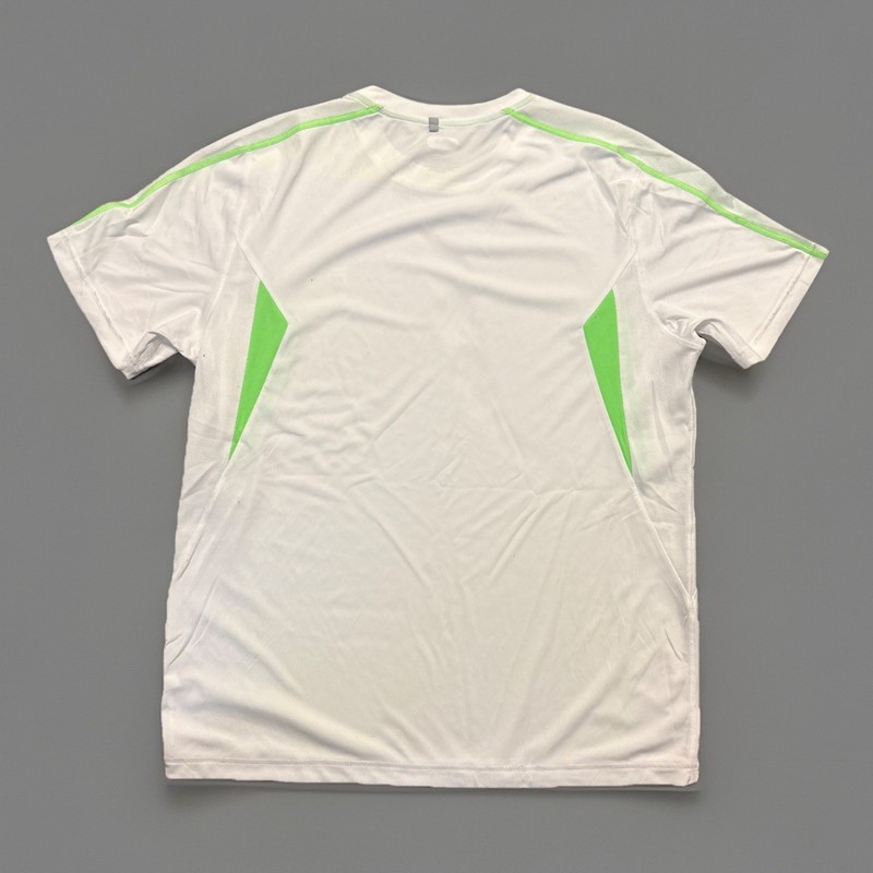 Fila Shirt Men’s Large Atheltic White Green Tennis Sport Wicking New Nos gallery