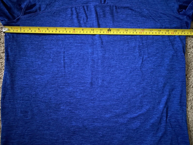 Brooks Running Road Runner Sports Long Sleeve 1/4 Zip Shirt Logo Blue Large JBHS gallery