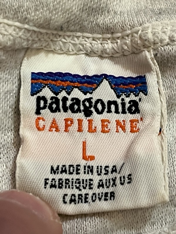 Patagonia Vintage 90s Capilene Henley & Pants Set Base Layer Thermal Set Large gallery